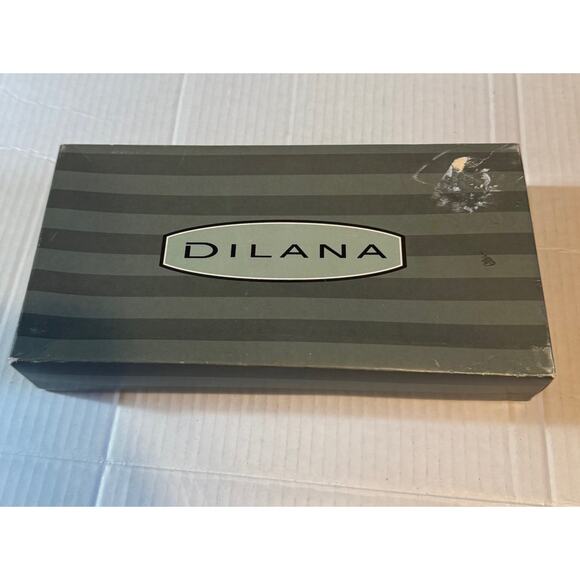 NEW Black Leather Snap Wallet / Card Holder By Dilana 9 1/2” X 4 1/2” - Picture 9 of 9